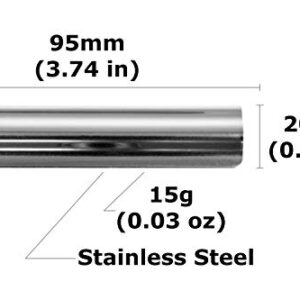 Seki Japan Whetstone Knife Sharpening Angle Guide, 3.7 inch Stainless Steel Knife Sharpening Guide Rails for Grinding Knife Blade