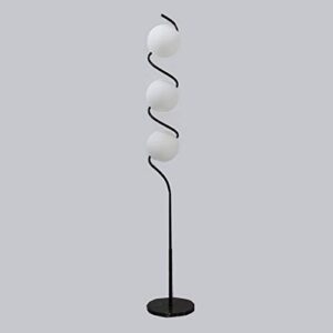 floor lamp floor lamp simple modern american living room floor light vertical light eye sofa bedroom glass table lamp floor light (color : black)