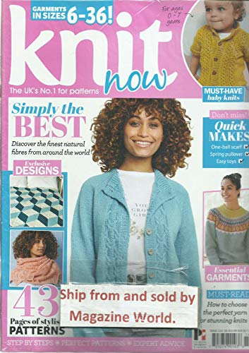 KNIT NOW MAGAZINE, SIMPLY THE BEST * ISSUE, 2020 * ISSUE # 114 * PRINTED UK