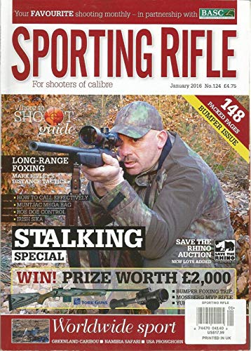 SPORTING RIFLE, JANUARY 2016, NO.124 ~