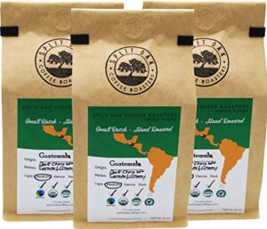 3 pack organic guatemala huehuetenango coffee beans 12oz, fair trade, medium roast, single origin, shade grown, superior reserve, fresh roasted, guatemalan arabica whole beans (3 pack)