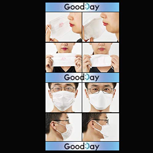 (Pack of 20) (10PCS BLACK,10PCS WHITE Combo set) [Good day] Premium 3D Disposable BLACK AND WHITE KF94 Face Mask, Protective Covering Dust Mask, Individual Packs, Made in Korea.