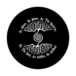 As Above So Below as the Universe So The Soul Wiccan Pagan PopSockets Swappable PopGrip