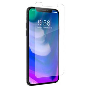ZAGG InvisibleShield Glass+ Screen Protector – HD Tempered Glass for iPhone XS/X – Impact & Scratch Protection - Easy to Apply Tools Included - 2 PACK