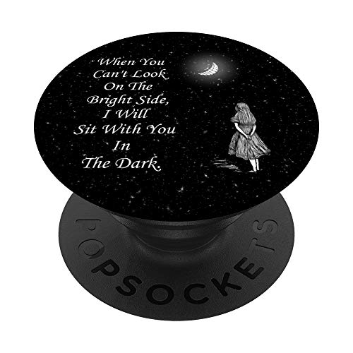 Alice In Wonderland & Quote PopSockets PopGrip: Swappable Grip for Phones & Tablets