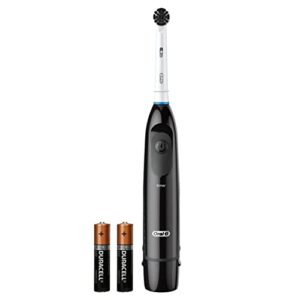 Oral-B Pro 100 Charcoal, Battery Powered Electric Toothbrush, Black