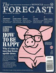 the forecast magazine, a view beyond the horizon issue, 2019 issue # 09
