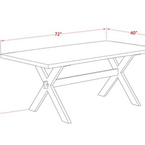 East West Furniture X627GA650-6