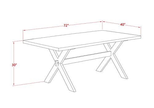 East West Furniture X627GA650-6