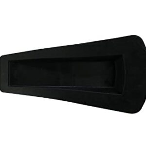 Shepherd Hardware 3762E Heavy Duty Jumbo Hard Plastic Door Wedge, 1-Pack, Black