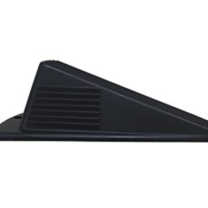 Shepherd Hardware 3762E Heavy Duty Jumbo Hard Plastic Door Wedge, 1-Pack, Black