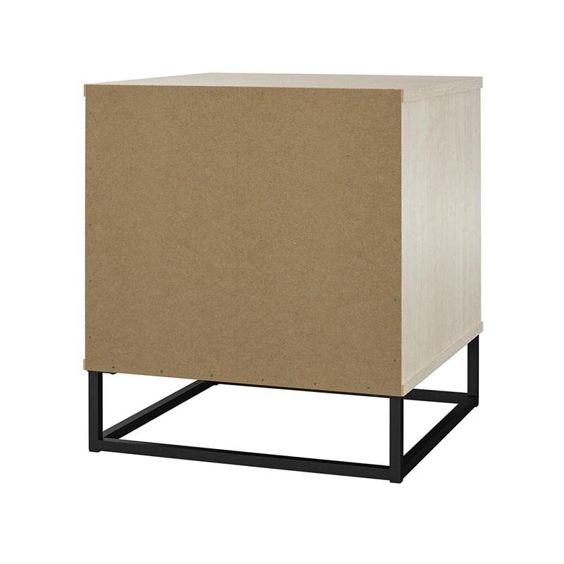 Novogratz Kelly Nightstand, Ivory Oak Nighstand