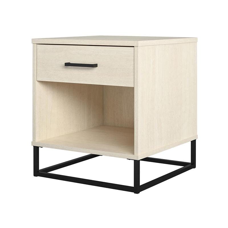 Novogratz Kelly Nightstand, Ivory Oak Nighstand