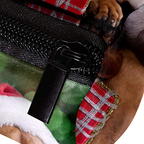 British Kitten and Dog Dachshund Pencil Bag Pen Case Stationary Case Pencil Pouch Desk Organizer Makeup Cosmetic Bag for School Office