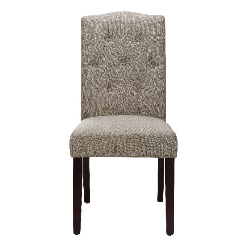 DHP Dorel Claudio Tufted, Upholstered Living Room Furniture, Taupe Dining Chair