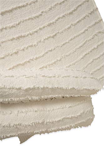 Barefoot Dreams CozyChic Placed Fringe Lumbar Pillow, Cream- 12" x 35"