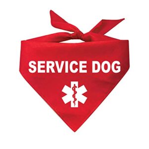 service dog triangle dog bandana (assorted colors)