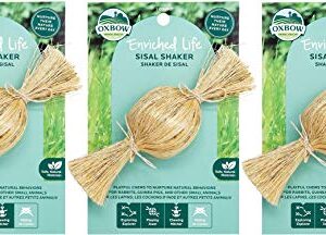 Oxbow Animal Health 3 Pack of Enriched Life Sisal Shakers Small Pet Toys