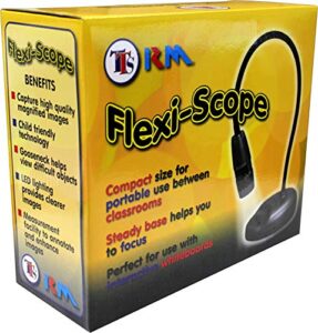bee-bot flexi-scope digital usb kids microscope 10x-200x handheld, portable, mini | recorder, camera with 6 led lights