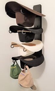 mark christopher collection american made classic four tier hat holder black