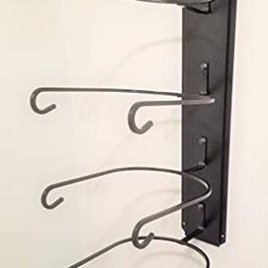 Mark Christopher Collection American Made Classic Four Tier Hat Holder Black