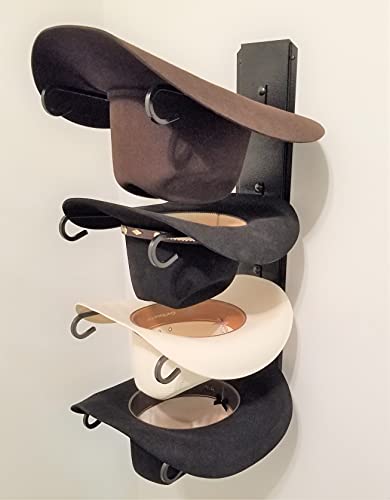 Mark Christopher Collection American Made Classic Four Tier Hat Holder Black