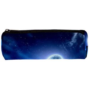 cat catching moon pencil bag pen case stationary case pencil pouch desk organizer makeup cosmetic bag for school office