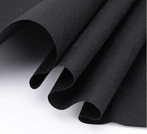 non-woven fabric high-density and thickening renovation sofa diy home (60 in * 3 yds, black)