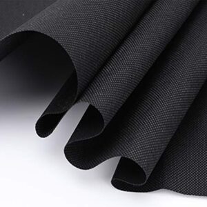 Non-Woven Fabric high-Density and Thickening Renovation Sofa DIY Home (60 in * 3 Yds, Black)