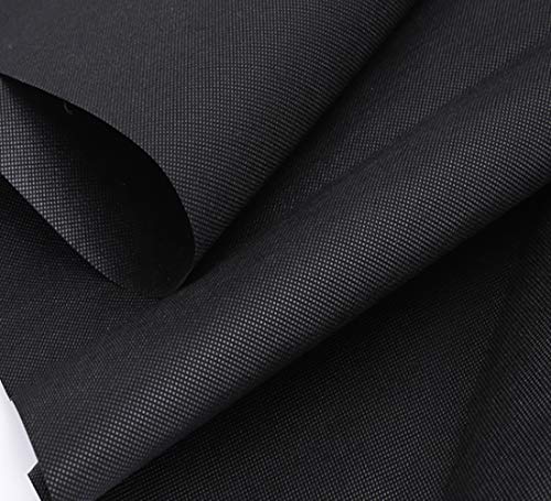 Non-Woven Fabric high-Density and Thickening Renovation Sofa DIY Home (60 in * 3 Yds, Black)