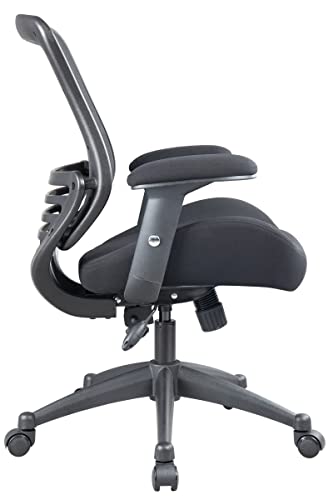 BOLISS Office Chair Ergonomic Desk Chair Mesh Computer Chair Height Adjusting Arm Waist Support Function - Black