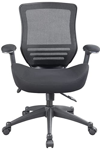 BOLISS Office Chair Ergonomic Desk Chair Mesh Computer Chair Height Adjusting Arm Waist Support Function - Black