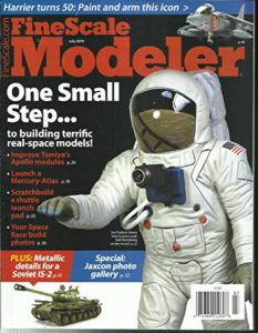 fine scale modeler magazine, one small step july, 2019 vol. 37 issue, 7