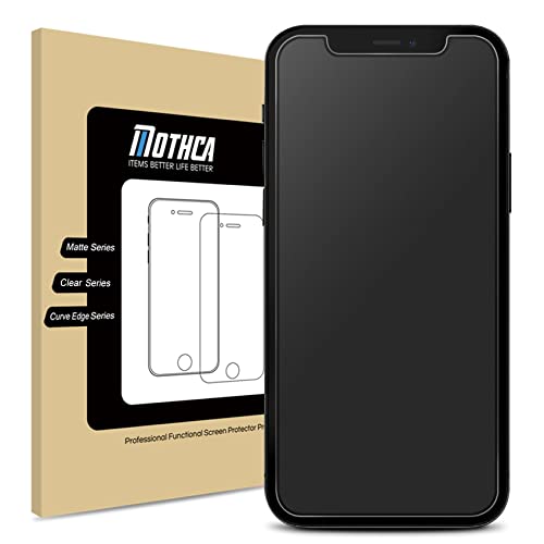 Mothca Matte Glass Screen Protector for iPhone 12 mini Anti-Glare & Anti-Fingerprint Tempered Glass Clear Film Case Friendly Easy Install Bubble Free for iPhone 12 mini 5.4-inch(2020) - Smooth as Silk