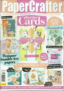 paper crafter issue, 2020# 144 free gifts or card kit are not include.