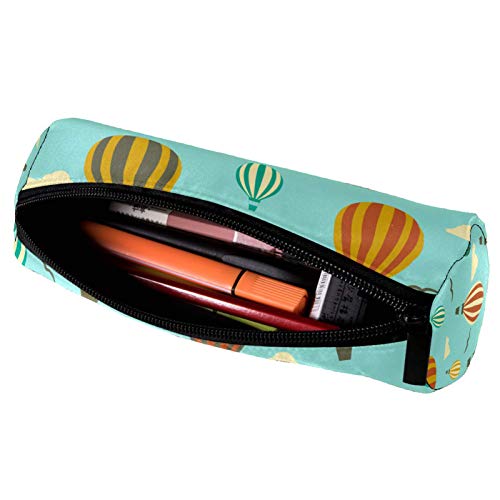 Hot Air Balloons Pencil Bag Pen Case Stationary Case Pencil Pouch Desk Organizer Makeup Cosmetic Bag for School Office