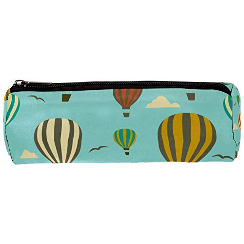 Hot Air Balloons Pencil Bag Pen Case Stationary Case Pencil Pouch Desk Organizer Makeup Cosmetic Bag for School Office