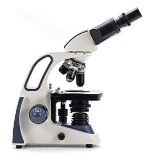 Swift SW380B 40X-2500X Magnification, Siedentopf Head, Research-Grade Binocular Compound Lab Microscope with Wide-Field 10X and 25X Eyepieces,with 48pcs Kids Plastic Prepared Microscope Slides