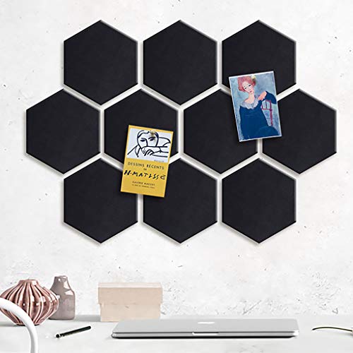 Creative DIY Stitching Hexagonal Felt Wall Stickers, Cork Board Background Wall Without Trace, Kindergarten Photo Wall