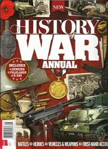 history of war annual magazine, vehicles & weapons * issue, 2018 no,3.