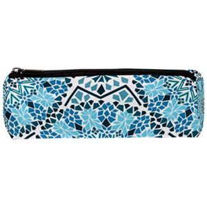 moroccan mosaic pattern pencil bag pen case stationary case pencil pouch desk organizer makeup cosmetic bag for school office