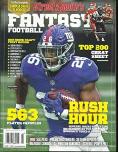 street & smith's fantasy football magazine, rush hour february, 2019