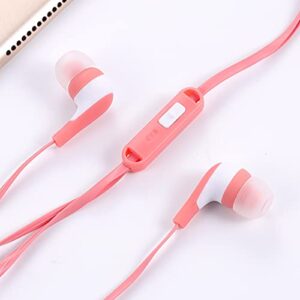 Hongzan Kids Earbuds Headphones with Microphone 10 Pack Wholesale Bulk Earphones for School Classroom Students Teen Children (10 Pack)