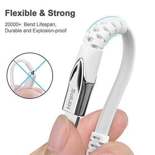 KINPS [MFI Certified Lightning to 3.5 mm Headphone Jack Adapter Compatible with iPhone 12/11 Pro Max/11 Pro/11/XS Max/XS/XR/X/8 Plus, iPad,(White)