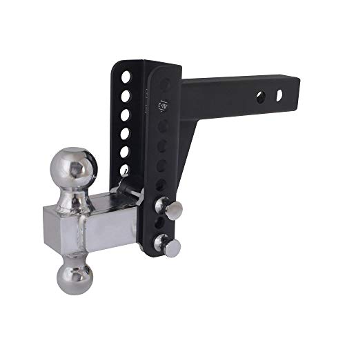 Trailer Valet Blackout Series 14K Drop Hitch | 2" Ball & 2-5/16"Ball | 0-6" Drop