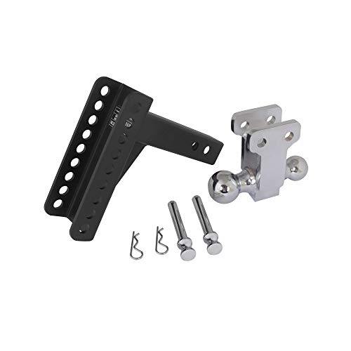 Trailer Valet Blackout Series 14K Drop Hitch | 2" Ball & 2-5/16"Ball | 0-6" Drop