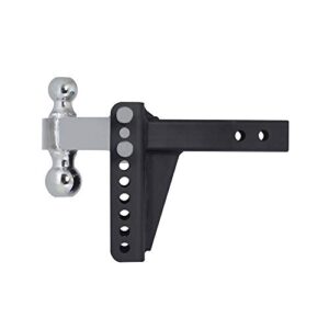 Trailer Valet Blackout Series 14K Drop Hitch | 2" Ball & 2-5/16"Ball | 0-6" Drop