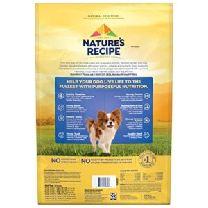 Nature’s Recipe Small Bites Dry Dog Food, Chicken & Rice Recipe, 12 Pound Bag (Package May Vary)