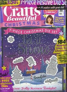 crafts beautiful, xmas, 2018 issue, 324 7-pievce christmas die set included
