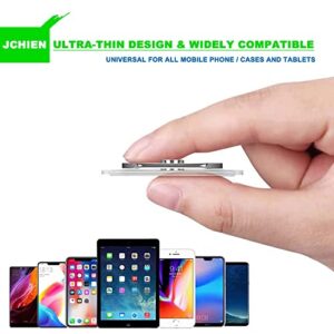 Cell Phone Ring Holder - JCHIEN Transparent Universal Finger Kickstand Cell Phone Ring Stand Holder Compatible with iPhone Samsung Smartphones